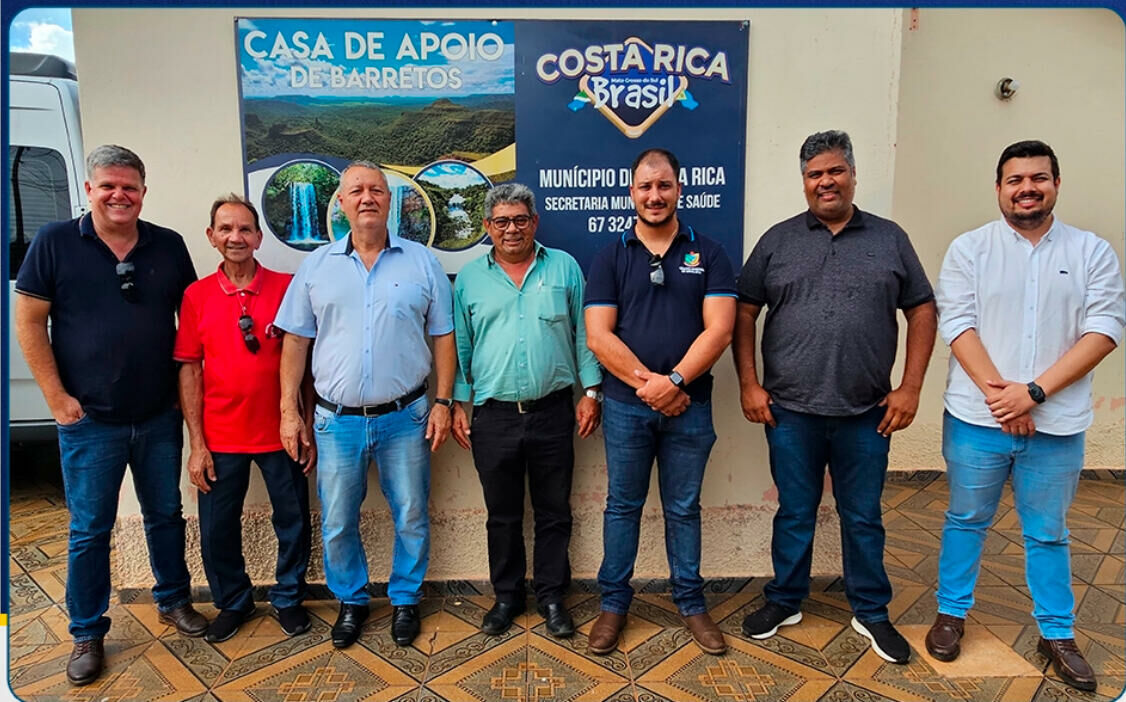 Imagem de compartilhamento para o artigo Vereadores de Costa Rica visitam Casa de Apoio em Barretos para avaliar melhorias e prestar assistência à população da MS Todo dia